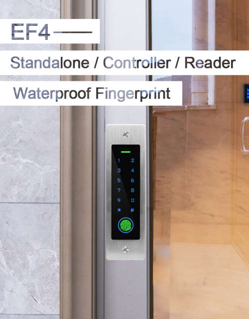 12V Embedded Access Controller for Wiegand Keypad Card Fingerprint Reader for Door Gate Garage Motor