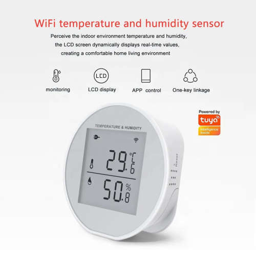 Smart Life Tuya WIFI Temperature Humidity Sensor with LCD Display