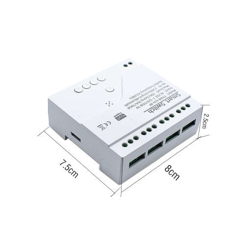 Smart Life Tuya WIFI 4CH 5V or 85-250V Door Gate Garage Opener Inching Relay Module with RF433Mhz