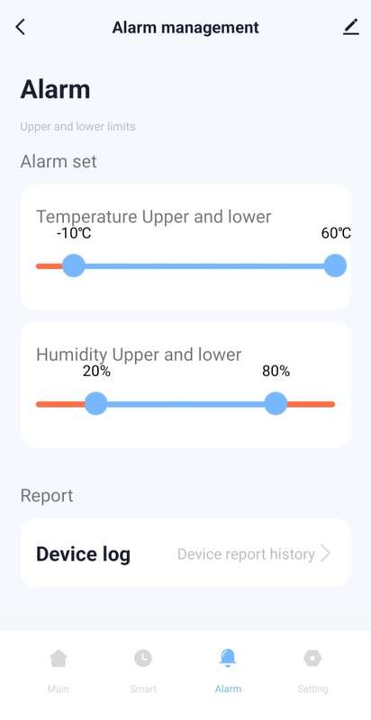Smart Life Tuya WIFI Temperature Humidity Sensor with LCD Display