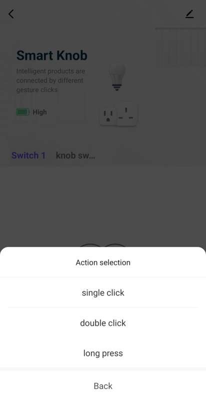 Smart Life Tuya Zigbee Wireless Knob Scene Switch