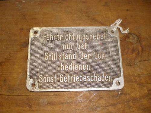 German plaque