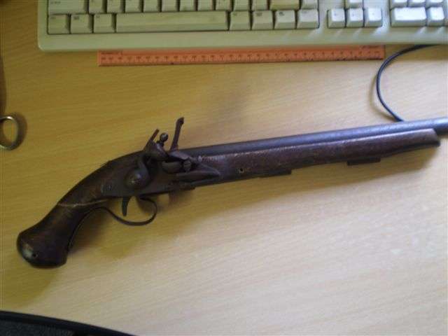 Old Flintlock Display Pistol