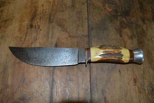 TaylorÃ¢ÂÂs Eye Witness Stag handled Bowie knife