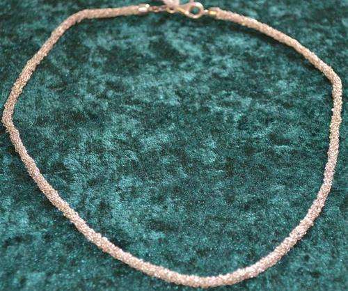 Silver multi layered chain