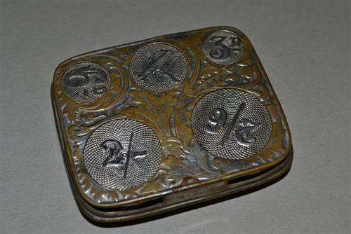Coin holder.