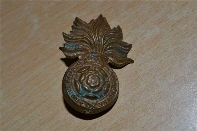 Royal London Fusiliers cap Badge.