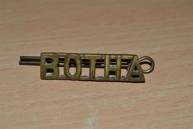 Regiment Botha Shoulder title.
