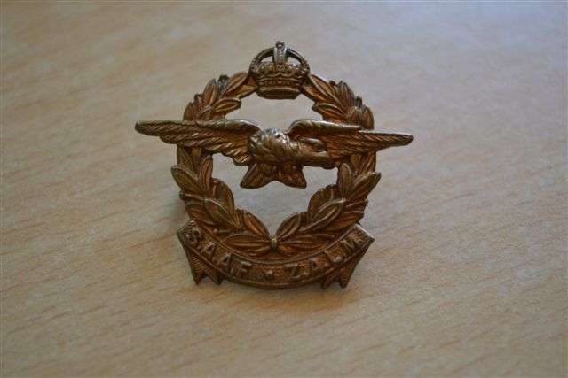 SAAF/ZALM Collar badge. Rare "Z" type