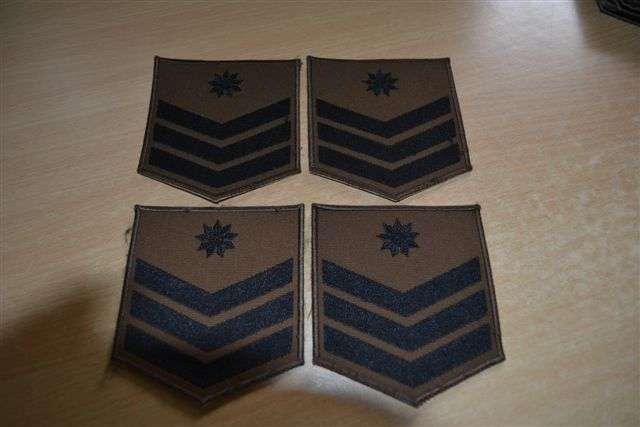 SADF Pair of Staff Sergeant Stripes. 1 of 2 pairs.