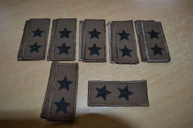 SADF Field dress Collar Rank badge for Lieutenant. 1 of 13.