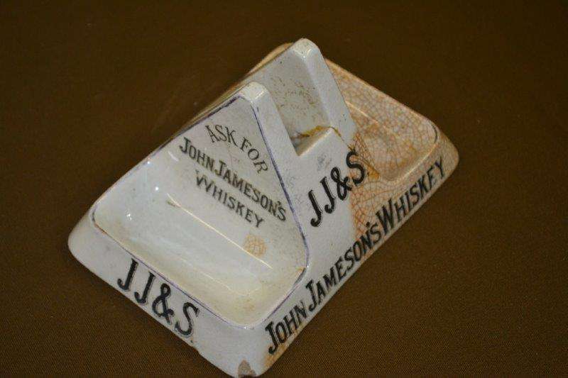John Jameson's Whisky match striker. Glued and chips.