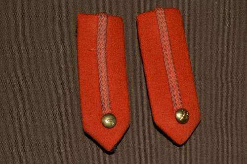 Pair of SADF Staff corps rank Gorgets.