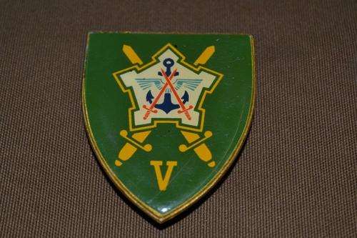 Chief of Staff Finance Shoulder Flash. 3 Pins.