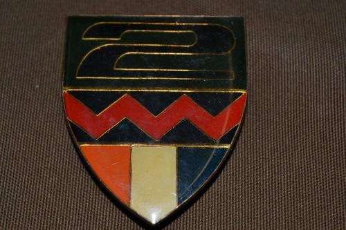 2 SA Infantry Battalion Shoulder Flash. 3 Pins.