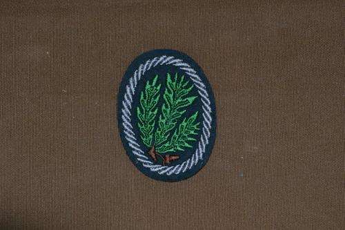 Copy German WWII Jager sleeve patch.