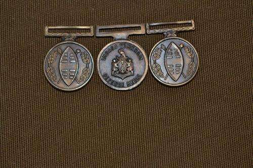 Miniature Ciskei Defence medal. 1 of 3