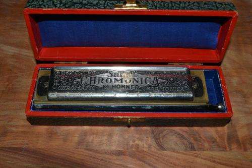 Old Honer Chromonika II. Good condition but needs a good clean.