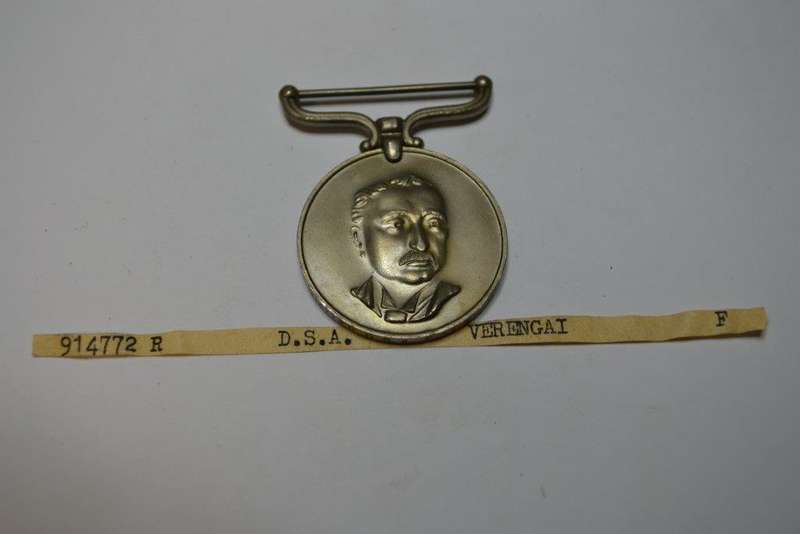 Rhodesian District Service Medal to 914772R DSA F. Verengai