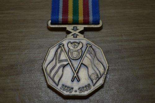 SAPS 10 Year Commemorative medal.