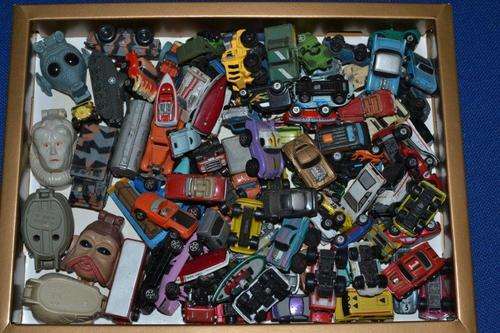 Collection of 90 Micro Machines and other small toys.