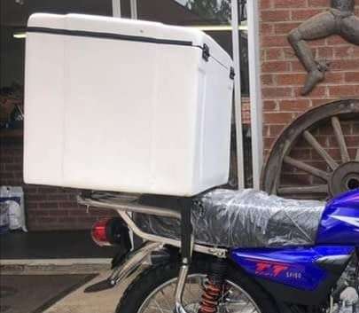 Fiberglass Motorcycle Delivery Box
