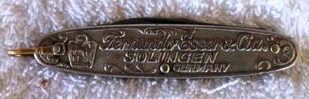 Stunning 1940's Pocket knife by Fernando Esser & Co