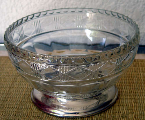 Beautiful cut glass bowl