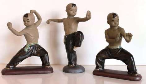 Set of 3 Martial Artists