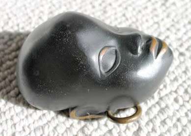 Cast Iron African Lady