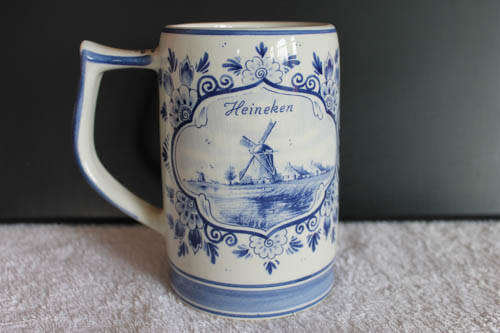 Heineken Delft beer Tankard