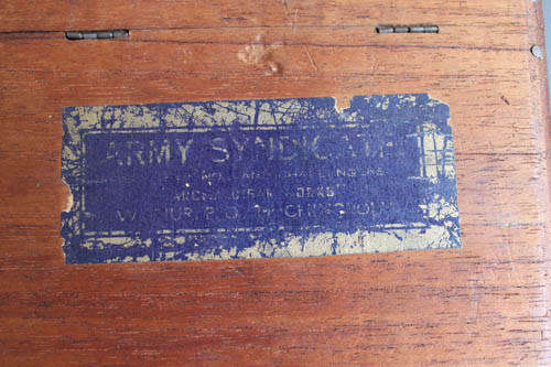 Vintage 1940's Winston Churchill cigar box