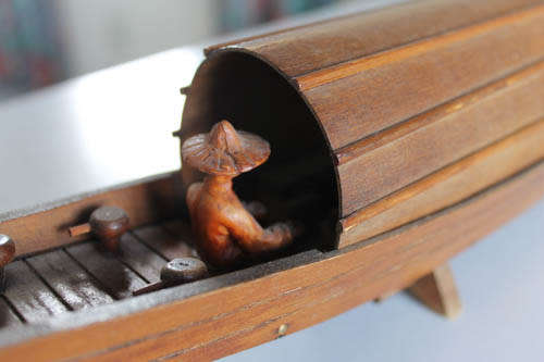 Wooden Chinese Junk/Sampan