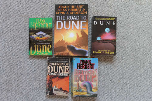 Dune novels by Frank Herbert set of five books