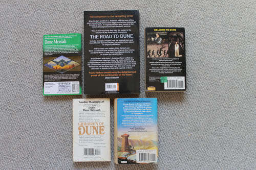 Dune novels by Frank Herbert set of five books