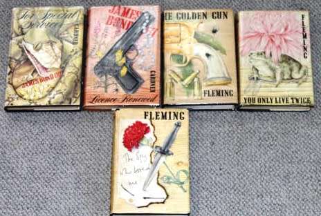 James Bond Ian Fleming / John Gardner set Man with the golden gun etc