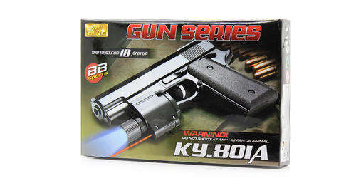 BB SPORT GUN -  KY.801A SERIES WITH FLASH LIGHT AND LASER TO AIM