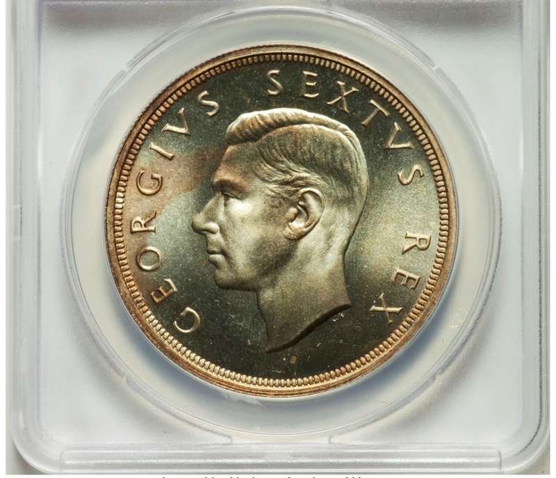 # Finest Known # 1952 PL68 5 SHILLINGS Anacs `TOP POP Flawless Gem`-grab n` bargain