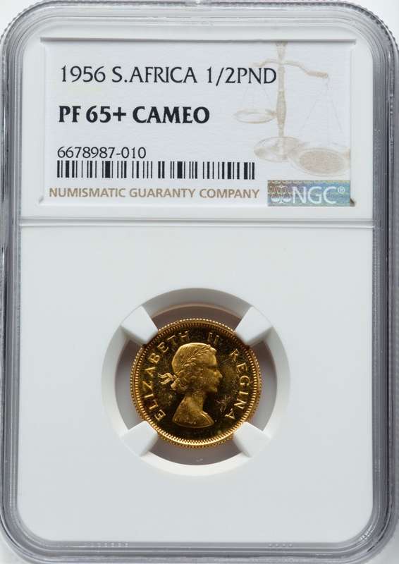 1956 PF65+ Cameo GOLD Half Pound - NGC - Rare Low Mintage of only 508 specimens - Collectors Choice