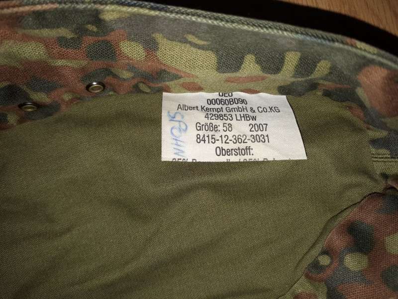 German Bundeswehr Flecktarn caps (2) - FREE Postnet shipping (SA) if you buy any 4 or more items