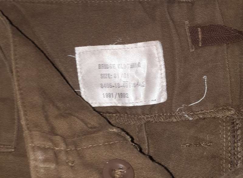 SADF Bushwar trousers 81/81 - FREE Postnet shipping (SA) if you buy any 4 or more items