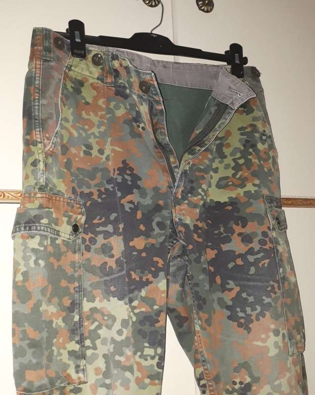 German Army Bundeswehr Flecktarn trousers 32-34