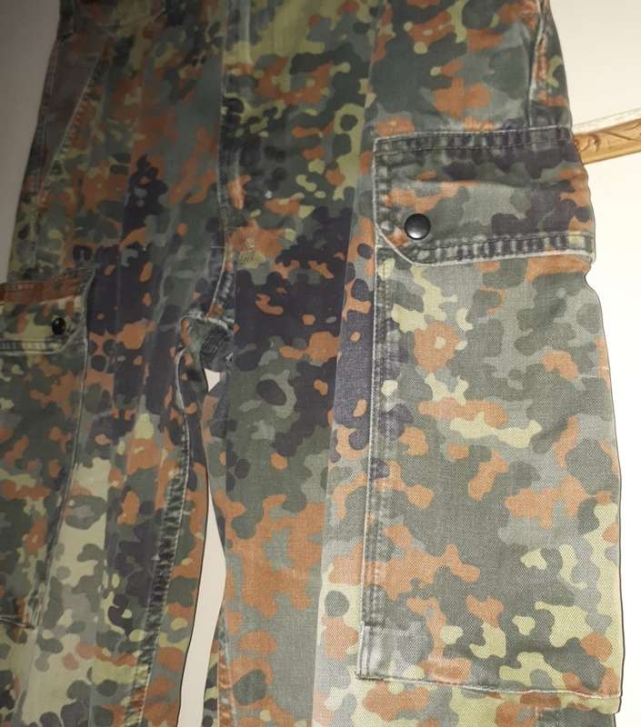 German Army Bundeswehr Flecktarn trousers 32-34
