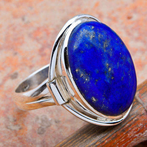 LAPIS LAZULI & 925 Sterling SILVER RING (Size: US8.00)