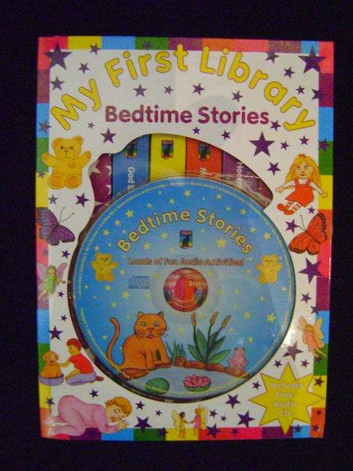 MY FIRST LIBRARY - Bedtime Stories (8 chubby board books + CD)