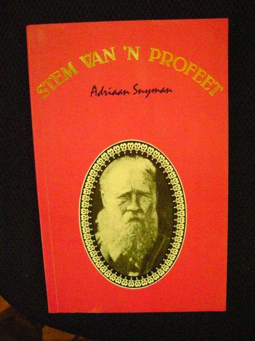 Stem van 'n Profeet - Adriaan Snyman GETEKEN!!)