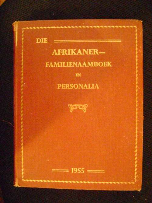 Die Afrikanerfamilienaamboek en personalia 1955
