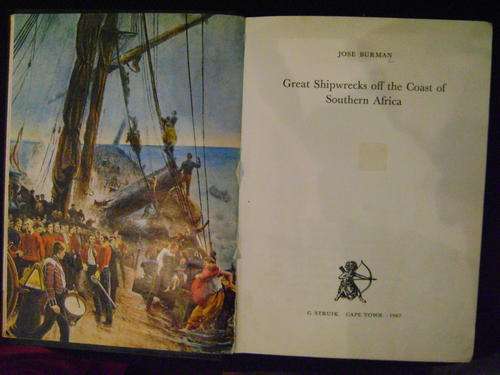 Great Shipwrecks off the Coast of Southern African - Jose Burman
