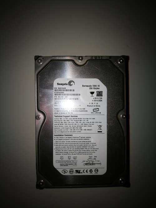Seagate Barracuda 250Gig - Perfect Working order