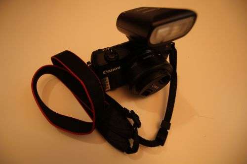 Canon EOS M Mirrorless Digital Camera & 22mm Prime/Macro Lens - LIKE NEW!